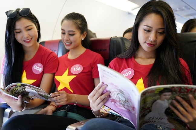 Vietjet va tan hoa hau Viet Nam 2018 Tran Tieu Vy tren hanh trinh den ngoi hoa hau