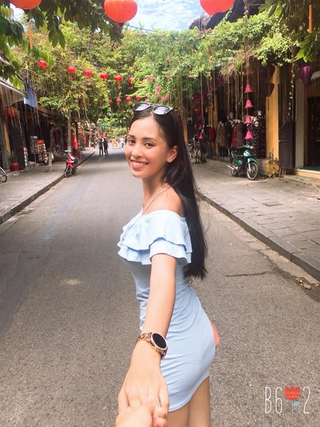 Gu thoi trang tre trung cua tan Hoa hau Viet Nam 2018