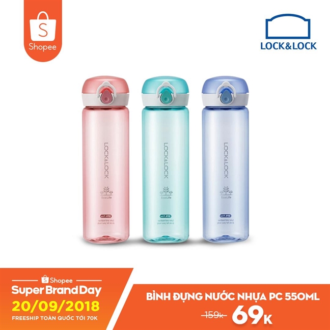 Giam gia den 50% cac san pham Lock&Lock trong ngay hoi hang chinh hang cua Shopee