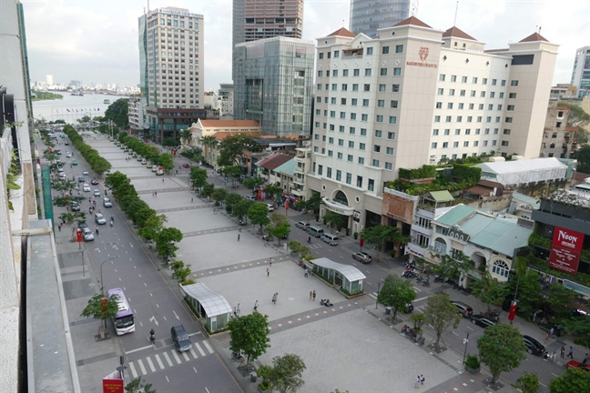 De xuat 'noi dai' duong di bo Nguyen Hue sang cong vien Bach Dang