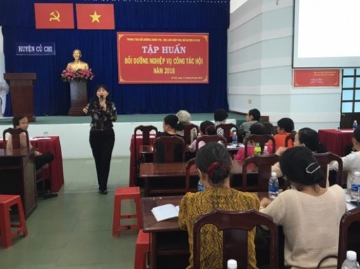 Huyện Củ Chi: 250 cán bộ chi, tổ Hội và hội viên nòng cốt được tập huấn nghiệp vụ
