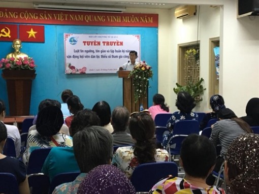 Quận 1: Phụ nữ dân tộc, tôn giáo tập huấn kiến thức pháp luật