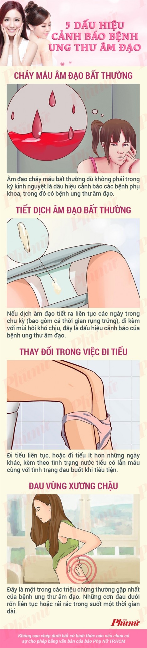 Những triệu chứng thường gặp của bệnh ung thư âm đạo