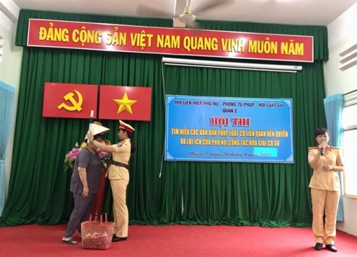 Quận 2: Thi tìm hiểu pháp luật liên quan đến phụ nữ