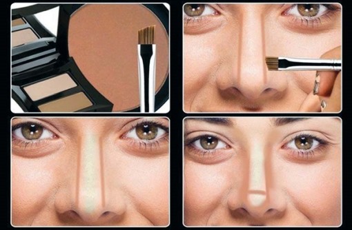 Trang điểm tạo khối cho mũi