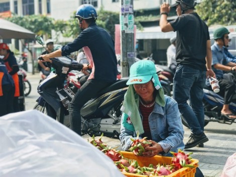 Ba ngày không ngủ để đưa 2 tấn thanh long về Sài Gòn bán ‘giải cứu’