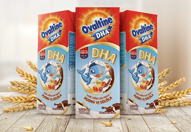 Ovaltine lan dau tien ra mat san pham ca cao lua mach co chua DHA