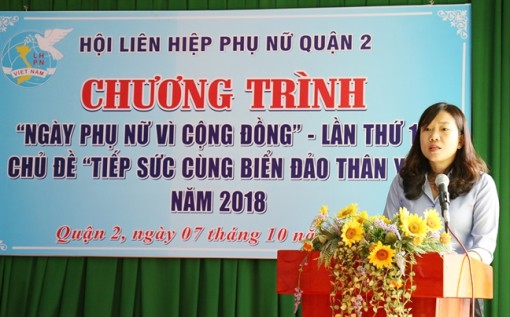 Quận 2: Tặng phương tiện làm ăn cho hội viên có hoàn cảnh khó khăn