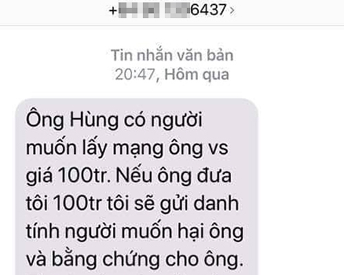 Vu nhan tin tong tien Van phong doan Dai bieu Quoc hoi: Cong an cac tinh vao cuoc