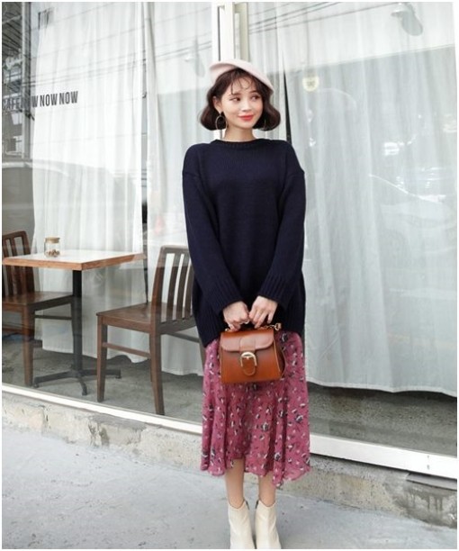 Cách phối áo len cực sành điệu cho nàng công sở ngày lạnh