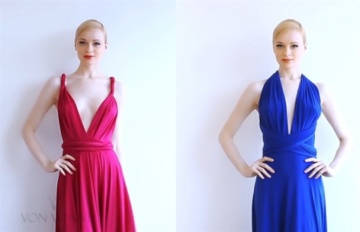 Đầm dạ hội đẹp kết hợp 5 trong 1