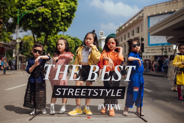 ‘Dac san’ street style tai VIFW: Khi tre con lam lo