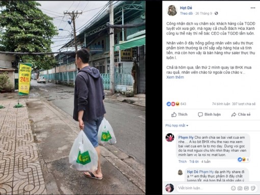 Khi nhân viên Bách hóa Xanh không phải là những người bán hàng bình thường