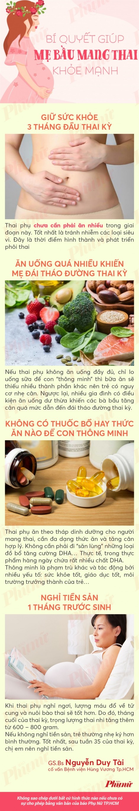 Muốn sinh con khỏe mạnh thông minh hãy làm theo cách này