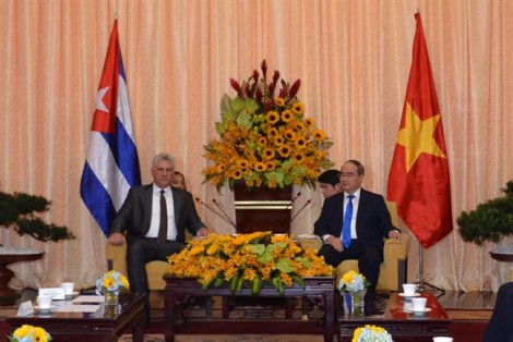Chủ tịch Cuba ấn tượng với sự phát triển của TP.HCM
