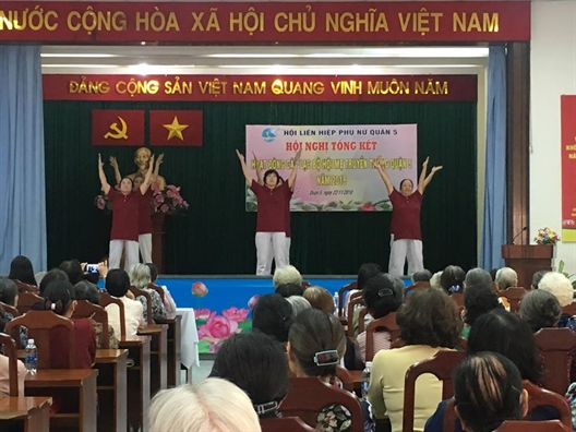 Hoi Me truyen thong: Nhieu dong gop cho phong trao phu nu o quan 5