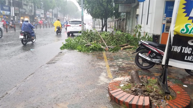 Sai Gon ngap nhieu noi, 1 nguoi chet vi bi cay nga de trung