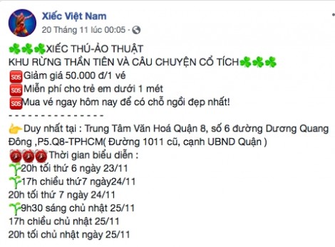 Mặc mưa bão và có 'lệnh cấm', một chương trình xiếc tại TP.HCM vẫn diễn ra