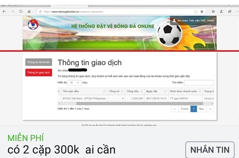 Ket thuc mo ban online, ve xem tran ban ket Viet Nam – Philippines bi 'thoi gia' gap 5-6 lan