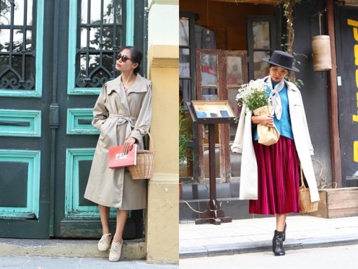 Trench-coat mùa đông và muôn vàn cách phối thật 'chất'