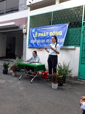 Quan Binh Thanh: Tiep tuc day manh mo hinh 'Hem xanh- Khu pho them xanh'