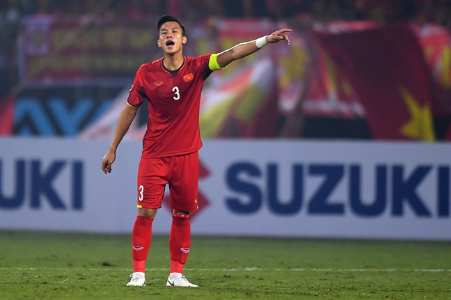 Doi hinh ra san cua Viet Nam - Malaysia tran chung ket luot ve AFF Cup 2018