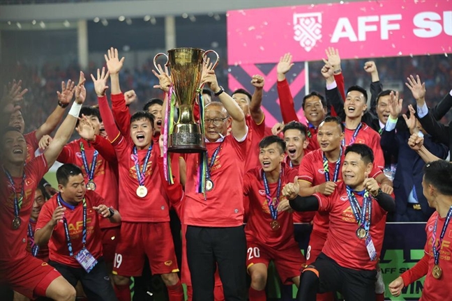 HLV Park Hang Seo va HLV Malaysia noi gi khi Viet Nam vo dich AFF Cup 2018?