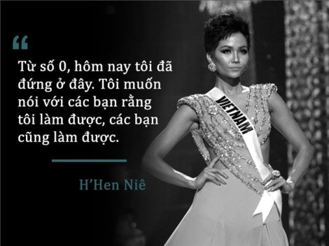 Những phát ngôn 'truyền lửa' đến từ H'Hen Niê