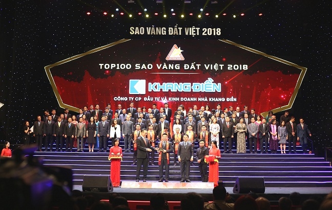 Cac doanh nghiep dat giai thuong Sao Vang Dat Viet 2018