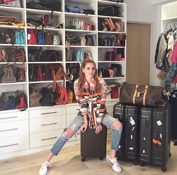 Mix do jeans linh hoat nhu blogger thoi trang Chiara Ferragni