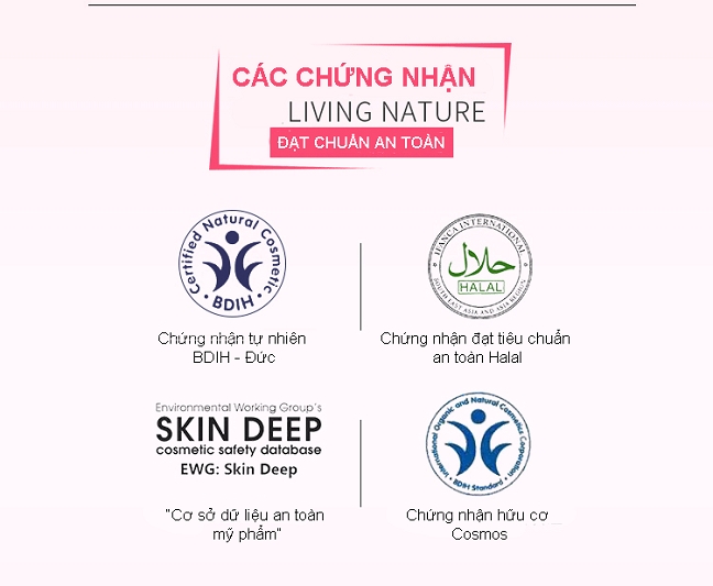 Living Nature - My pham huu co tot hang dau the gioi da co mat tai Viet Nam