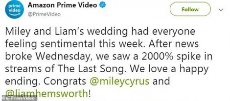 Phim 'The Last Song' sốt lại nhờ đám cưới Miley Cyrus-Liam Hemsworth