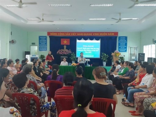 Mỗi cơ sở Hội thực hiện 2-3 nội dung 'An toàn cho phụ nữ và trẻ em'