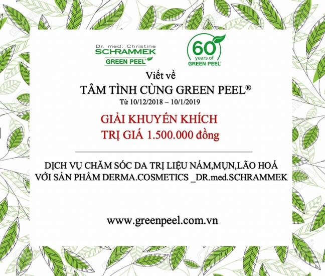 Mung sinh nhat GREEN PEEL® lan thu 60