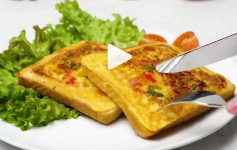 Món ngon với sandwich rau củ đẹp mắt