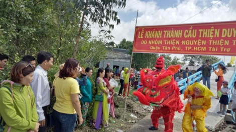 Tân Phú: Xây tặng cầu nông thôn cho vùng sâu, vùng xa
