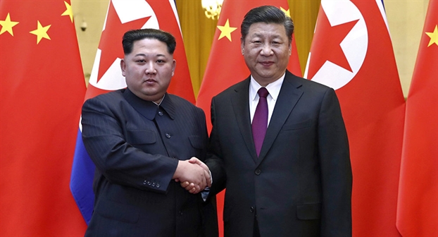 Lanh dao Trieu Tien Kim Jong Un bat ngo den Bac Kinh