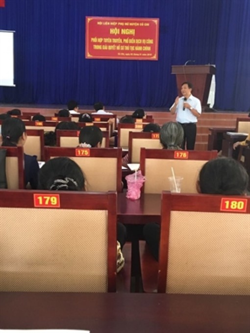 Huyện Củ Chi: Tuyên truyền về dịch vụ công trong giải quyết hồ sơ thủ tục hành chính