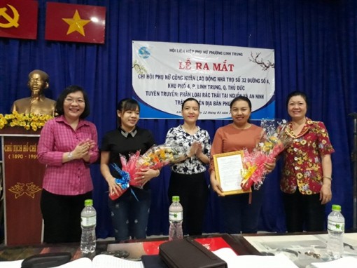 Quận Thủ Đức: Ra mắt Chi hội phụ nữ công nhân lao động