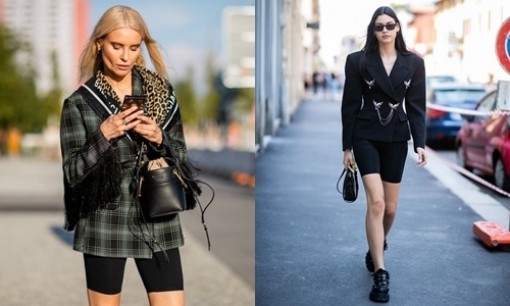 Quần short xe đạp - Xu hướng thời trang táo bạo năm 2019