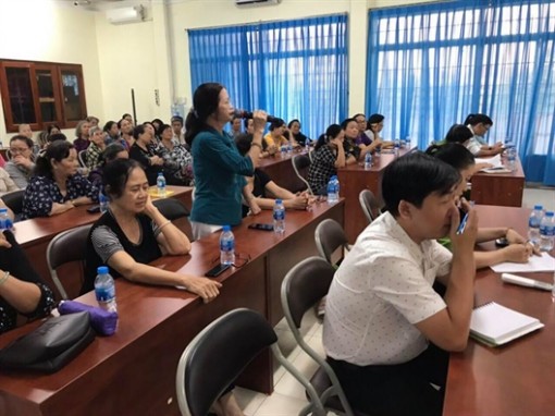 Đảng ủy phường 1, quận 4 đối thoại với hội viên phụ nữ