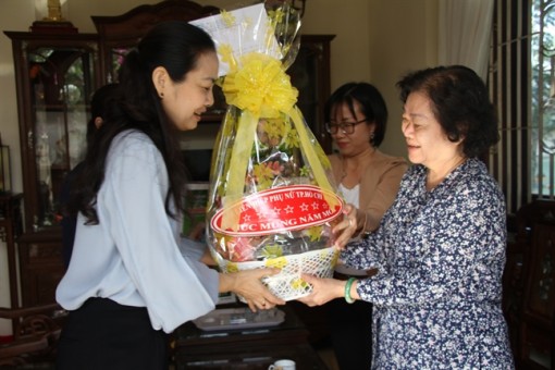 Hội LHPN TP.HCM thăm và chúc tết nữ lãnh đạo, cán bộ Hội lão thành