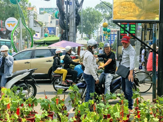 Nho kieng chung tet hut khach tai Sai Gon