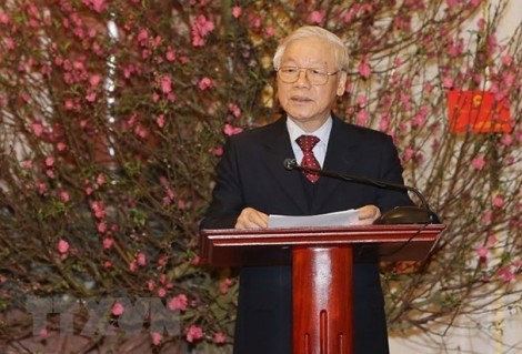 Tổng Bí thư, Chủ tịch nước Nguyễn Phú Trọng gửi thơ chúc tết vào đêm giao thừa