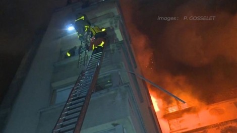 Paris: Cháy lớn 7 người thiệt mạng, hàng chục người bị thương