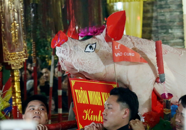 Ca lang goi lon la ‘ong’, cho an chao gao nep, trang mieng bang hoa qua tuoi