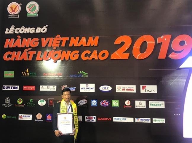 Wincofood nhan danh hieu Hang Viet Nam chat luong cao 2019