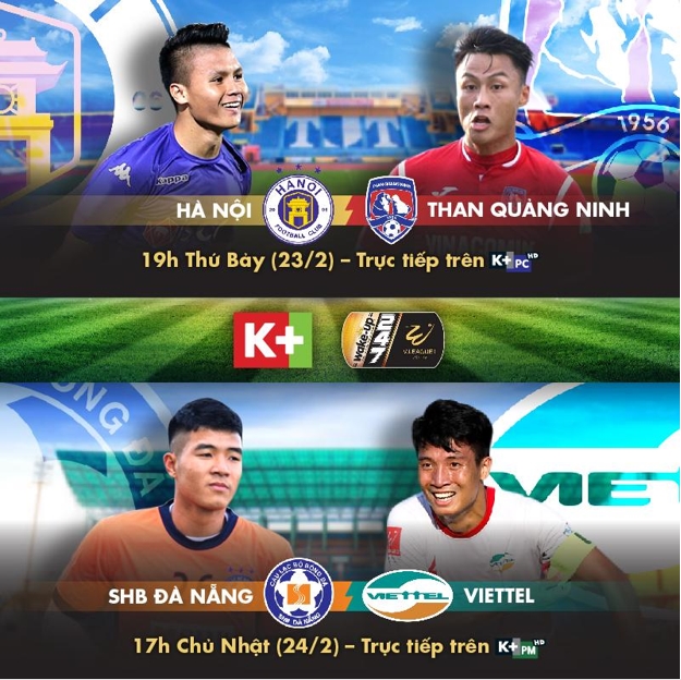 V-League 2019 duoc phat song tren K+