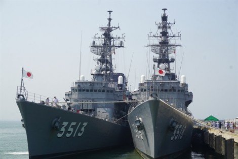 2 khu trục chống ngầm của Nhật Bản thăm Đà Nẵng