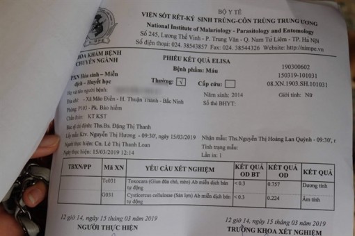 Hà Nội nguy cơ quá tải vì 1.250 trẻ ồ ạt đổ về xét nghiệm sán dây